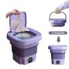 11L Portable Washing Machine Mini Washer Foldable Washer and Spin Dryer Small US